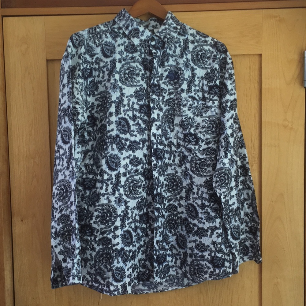 Porcini, Silk Shirt, size M